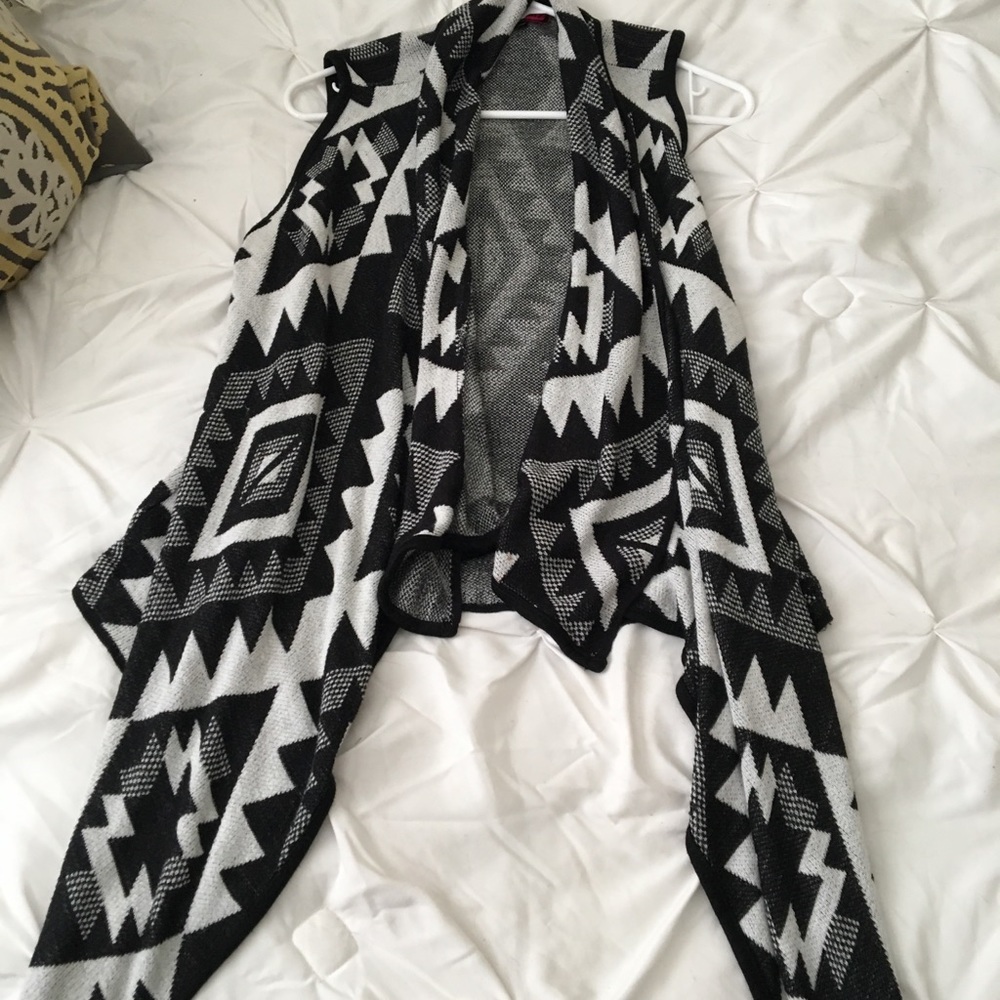 Drape Front Vest
